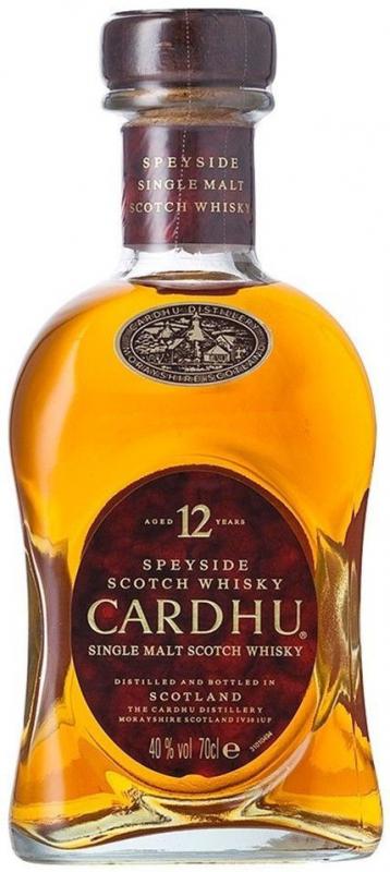 Whisky Cardhu 12 yo Single Malt 0,7l 40%