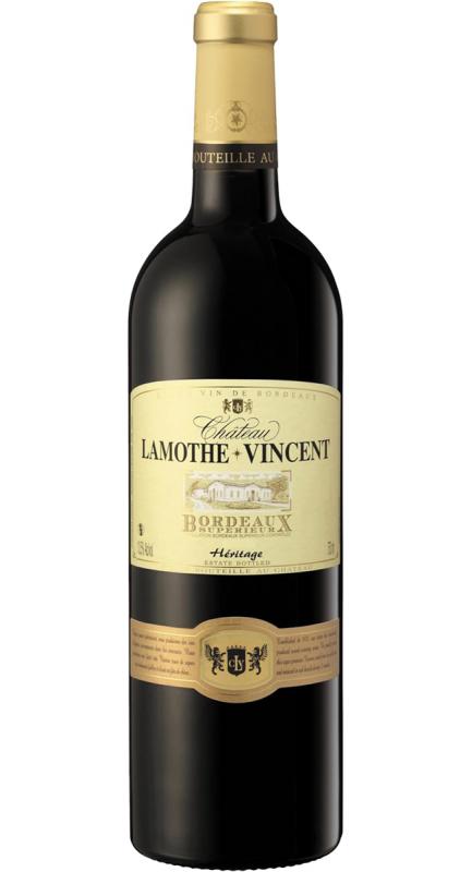 Wino Chateau Lamonthe-Vincent Heritage Rouge - wino francuskie czerwone, wytrawne