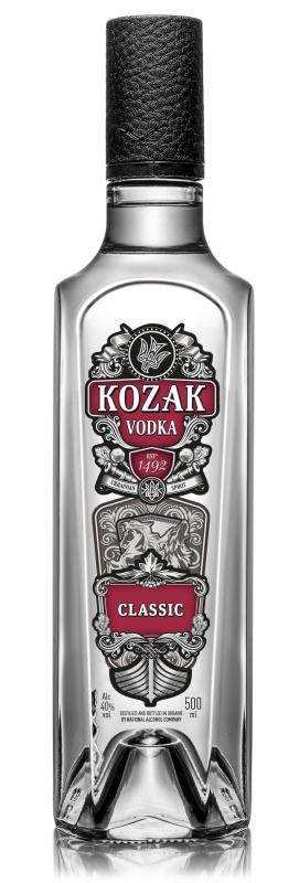 Wódka Kozak Classic 0,5l 40% - wódka ukraińska
