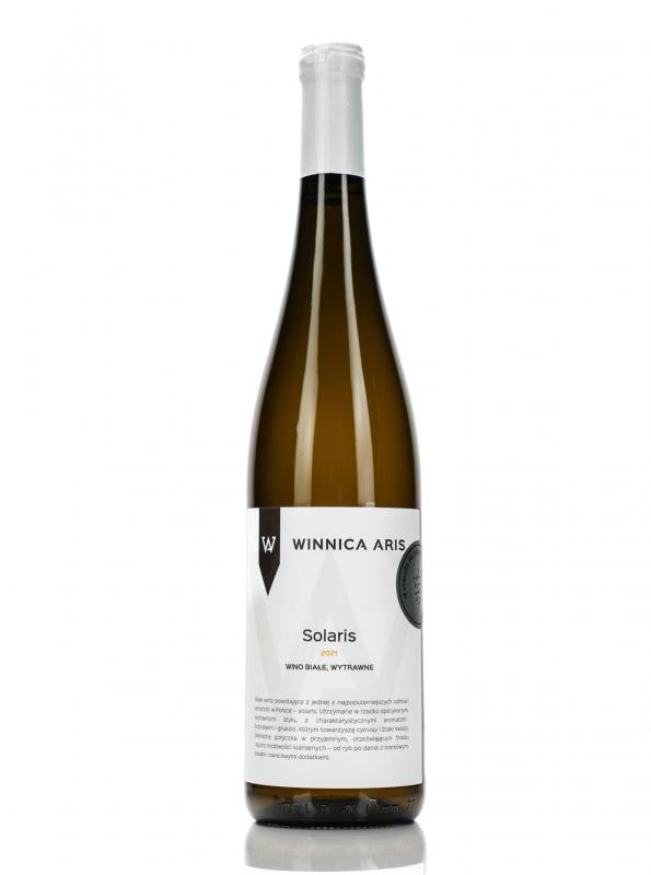 Wino Aris Solaris białe, wytrawne - wino polskie regionalne