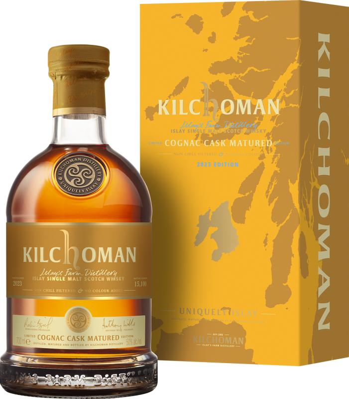 Szkocka Whisky single malt Kilochman Cognac Cask Matured - starzona w beczce po koniaku 