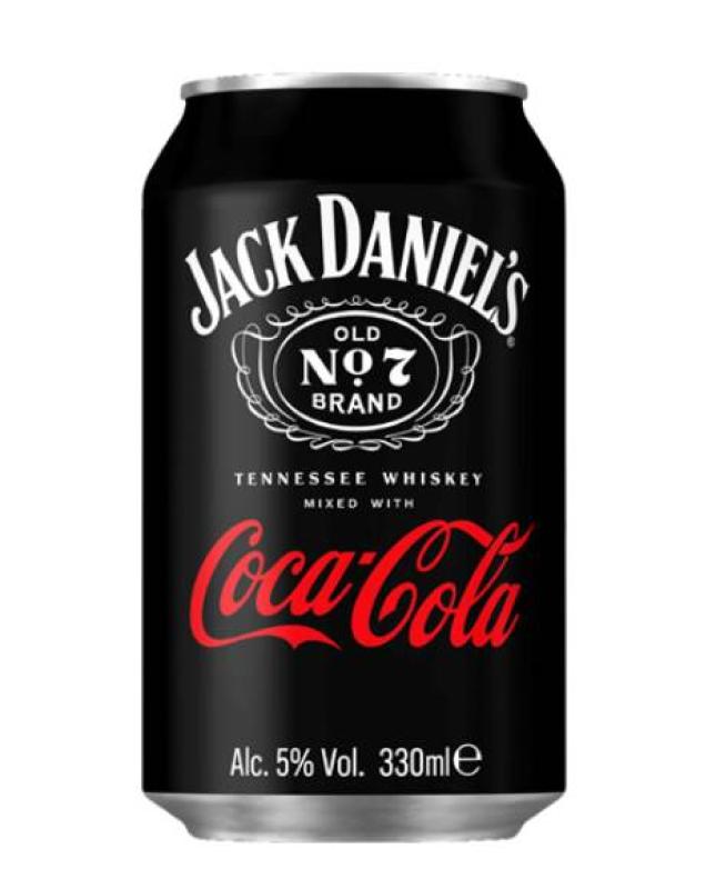 DRINK JACK DANIEL'S & COCA - COLA 0,33L 5%