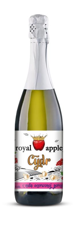 Cydr z nutą czerwonej porzeczki Royal Apple 0,75l