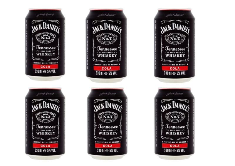 6-pack Drink Jack Daniel;s & Coca-Cola 0,33l 