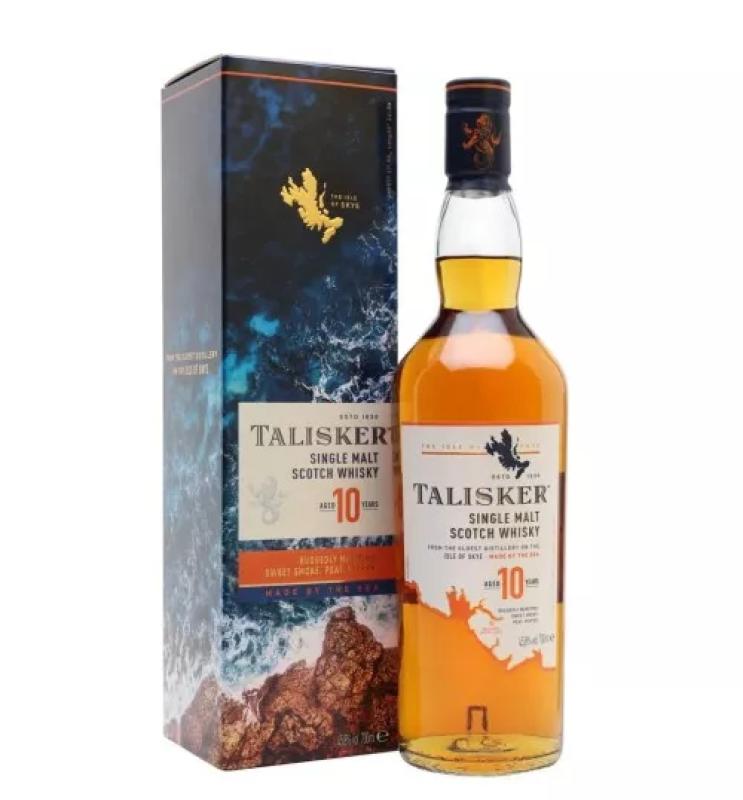 Whisky Talisker 10 yo single malt 0,7l 45,8%