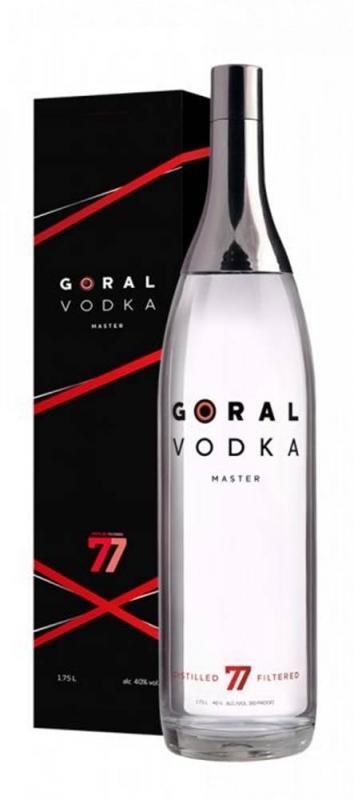 Wódka Goral Master 0,7l w kartonie - Słowacka czysta wódka premium