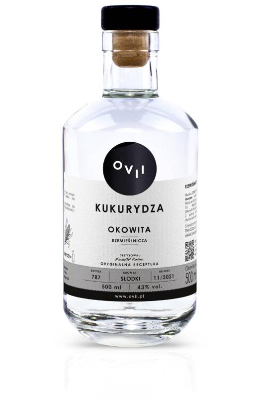 Wódka Ovii Okowita z Kukurydzy 0,5l 40%