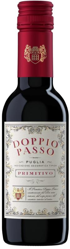 Wino Doppio Passo Primitivo Puglia / Salento 0,25l czerwone, wytrawne 13% - miniaturka wina z Włoch