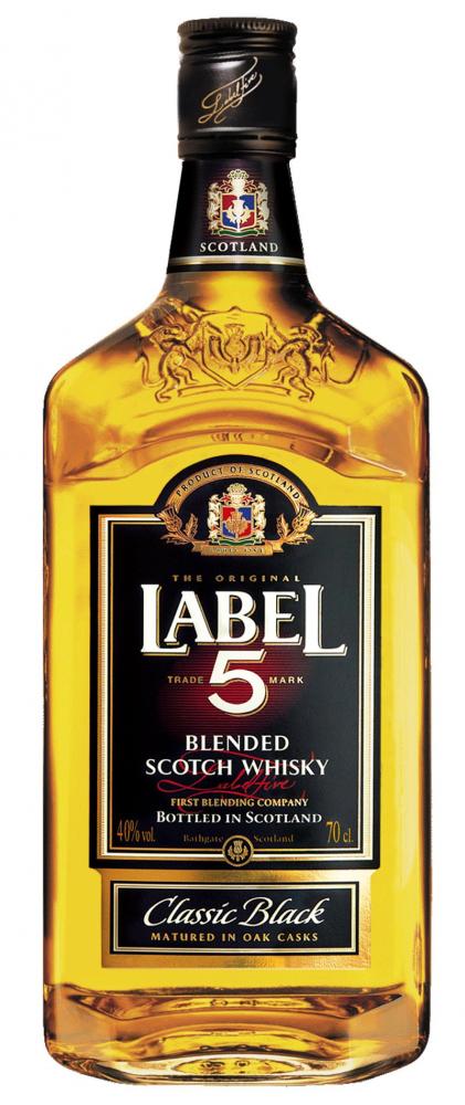 Виски Label 5, классик Black, 40% 0.7л ст\б (3147697720204)