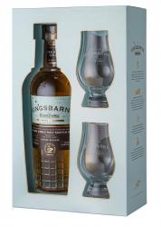 Whisky Kingsbarn Dream To Dram Single Malt Lowland  whisky giftbox + 2 szklanki