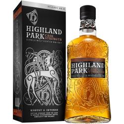 Czwarte wydanie Whisky Highland Park Cask Strength z 2023 roku dostępna online w zestawie z kartonikiem. 