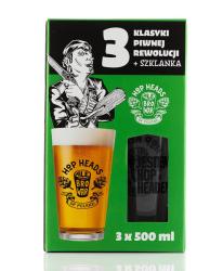 Piwo AleBrowar Zestaw 3 piwa + szklanka 0,5l
